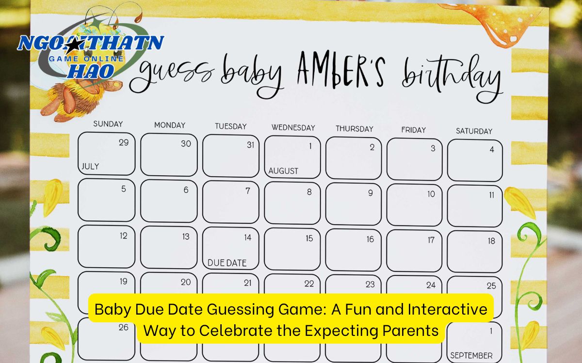 Baby Due Date Guessing Game