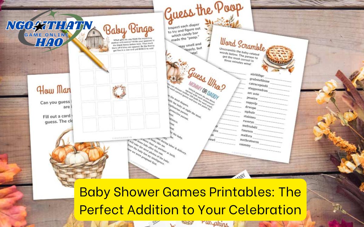 baby shower games printables