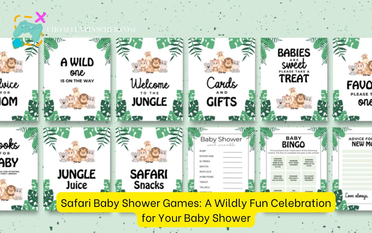 Safari Baby Shower Games: A Wildly Fun Celebration for Your Baby Shower